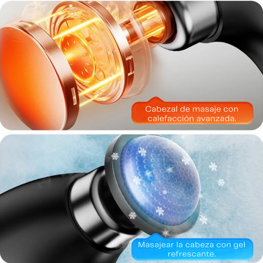 CryoPulse Pro™ – Pistola de Masaje con Terapia Fría y Caliente
