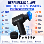 CryoPulse Pro™ – Pistola de Masaje con Terapia Fría y Caliente